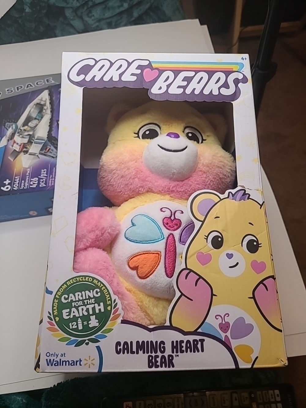 Care Bears Calming Heart Bear Plush - Pink & Yellow